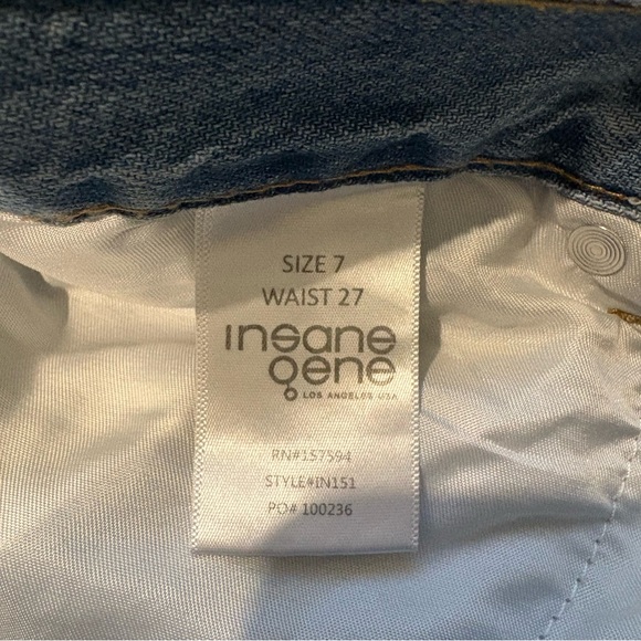 Insane Gene Wicked Trend Destroyed Straight Jeans, Sz 7/27 (runs big) - Picture 15 of 15